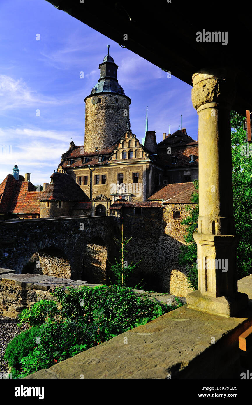Château de Czocha, Czocha, château, dolnoslaskie, basse-Silésie, Pologne, Kwis, Lesna, Sucha,photo Kazimierz Jurewicz Banque D'Images