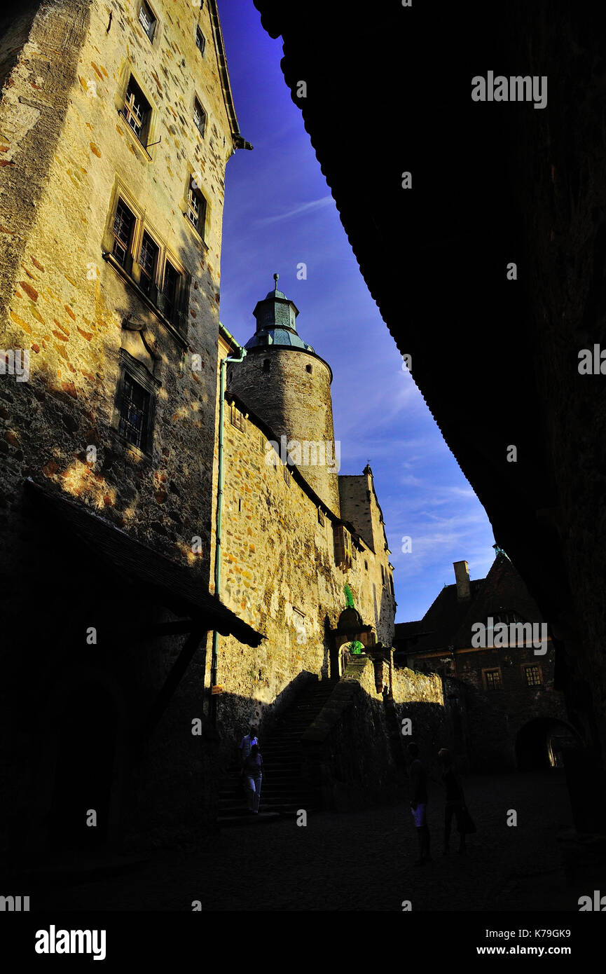 Château de Czocha, Czocha, château, dolnoslaskie, basse-Silésie, Pologne, Kwis, Lesna, Sucha,photo Kazimierz Jurewicz Banque D'Images
