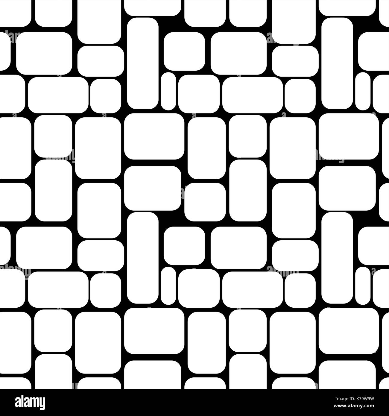 Mur de pierre seamless texture belle bannière d'écran conception illustration Illustration de Vecteur