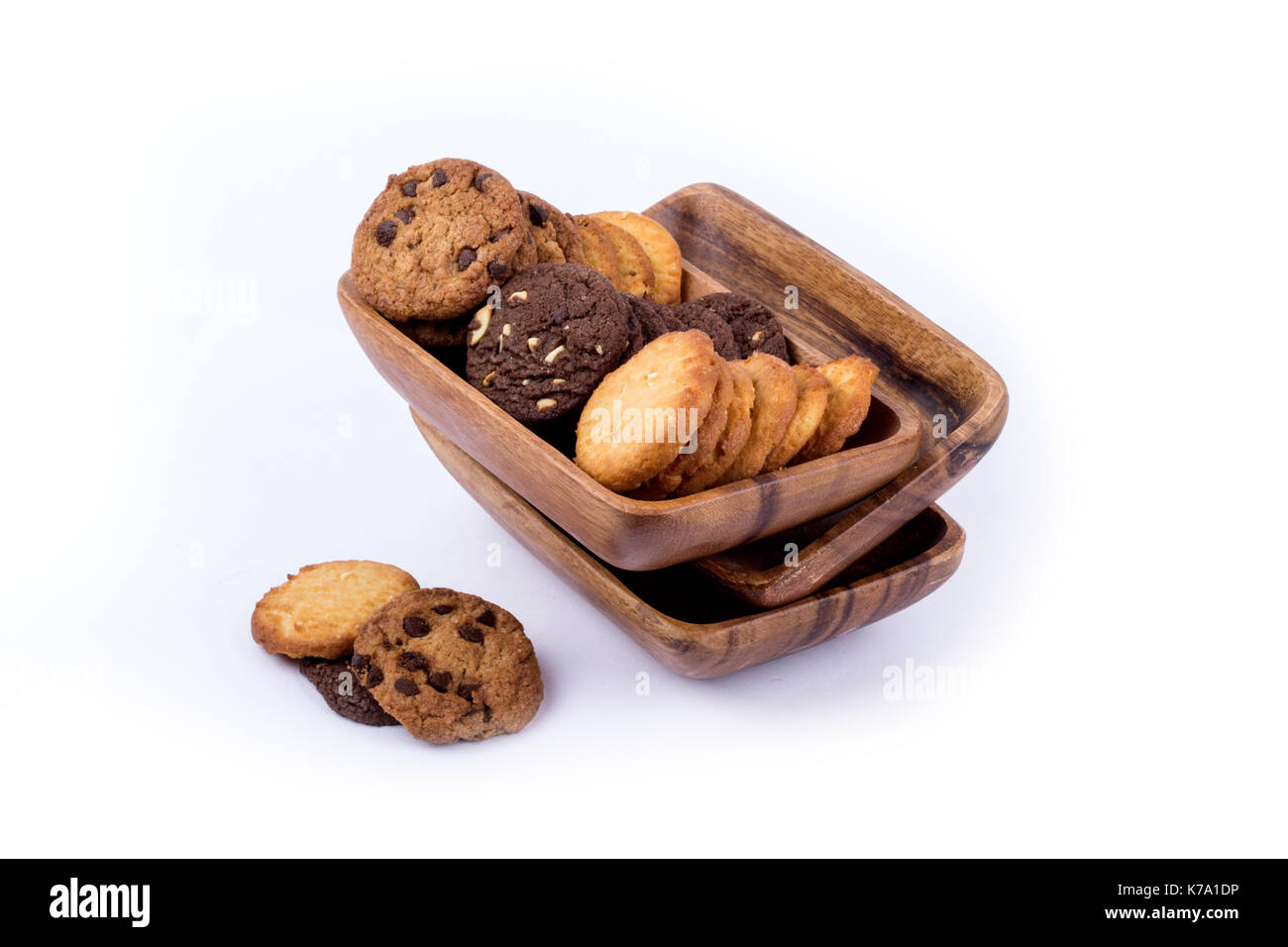 Biscuits assortis, mélanger les cookies, des biscuits assortis Banque D'Images