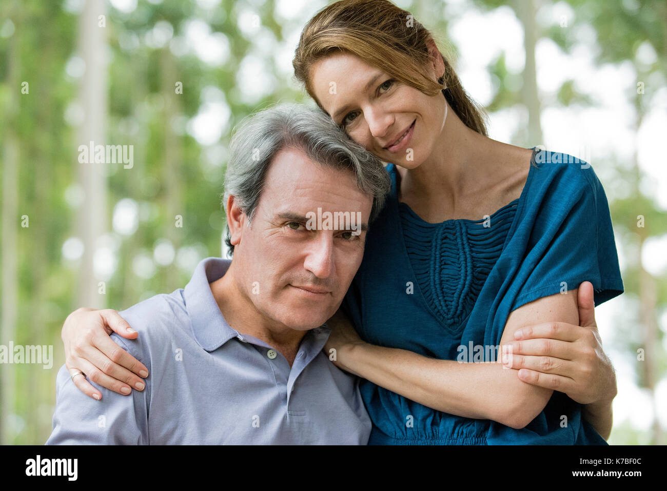 Jeune couple, portrait Banque D'Images