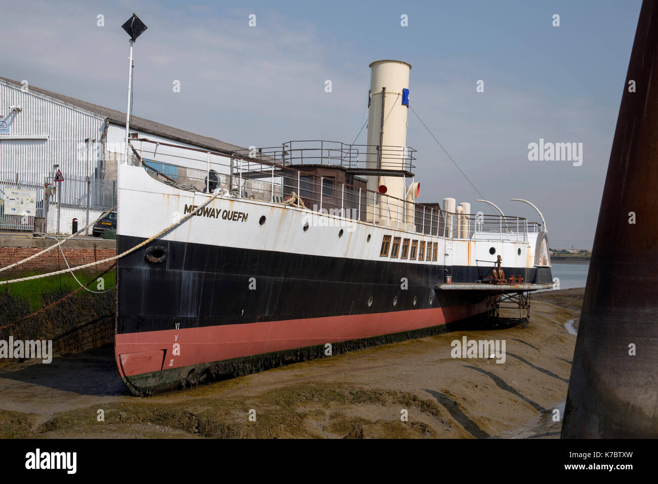 La Medway Queen à aubes, un plaisir cruiser construit 1924, elle avait une mine sweeper DURANT LA SECONDE GUERRE MONDIALE et a fait 7 voyages dans l'évacuation de Dunkerque Banque D'Images