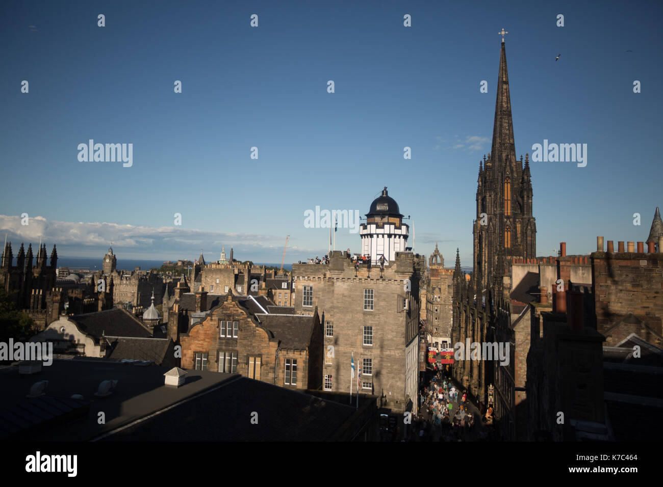 Edinburgh royal tattoo en face du château d'Edimbourg, à Edimbourg, en Ecosse, le 15 septembre 2017. Banque D'Images