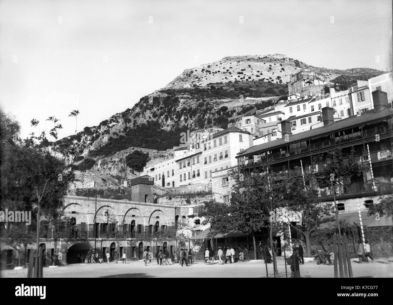Ville espagnole dans les années 1890 Espagne Europe Banque D'Images