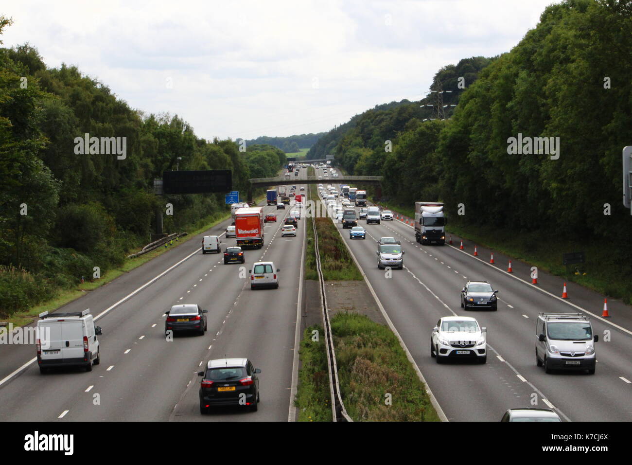 Autoroute M6 Banque D'Images