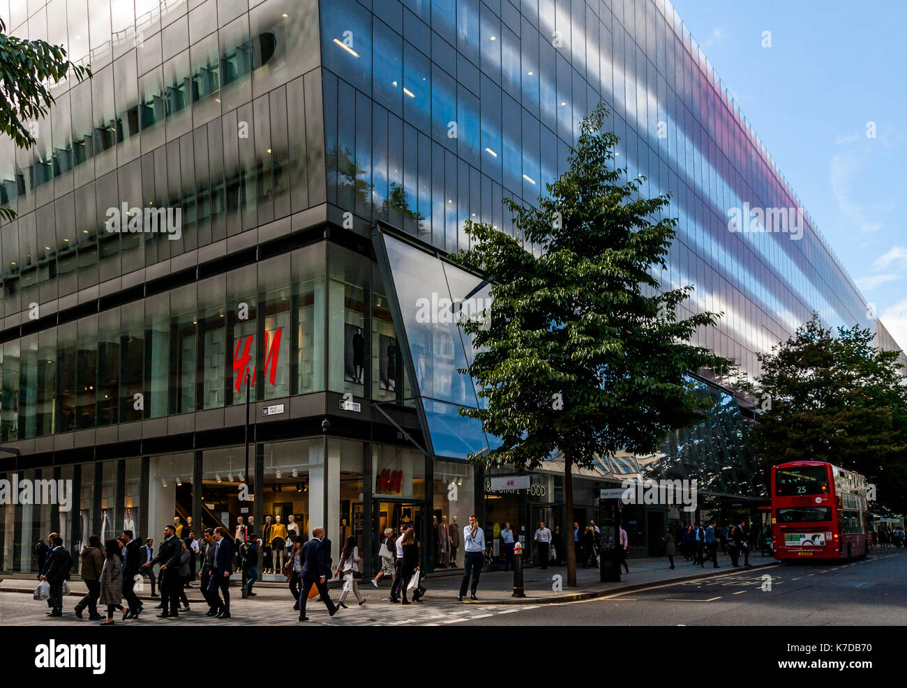 Un nouveau centre commercial, Cheapside, Londres, UK Banque D'Images