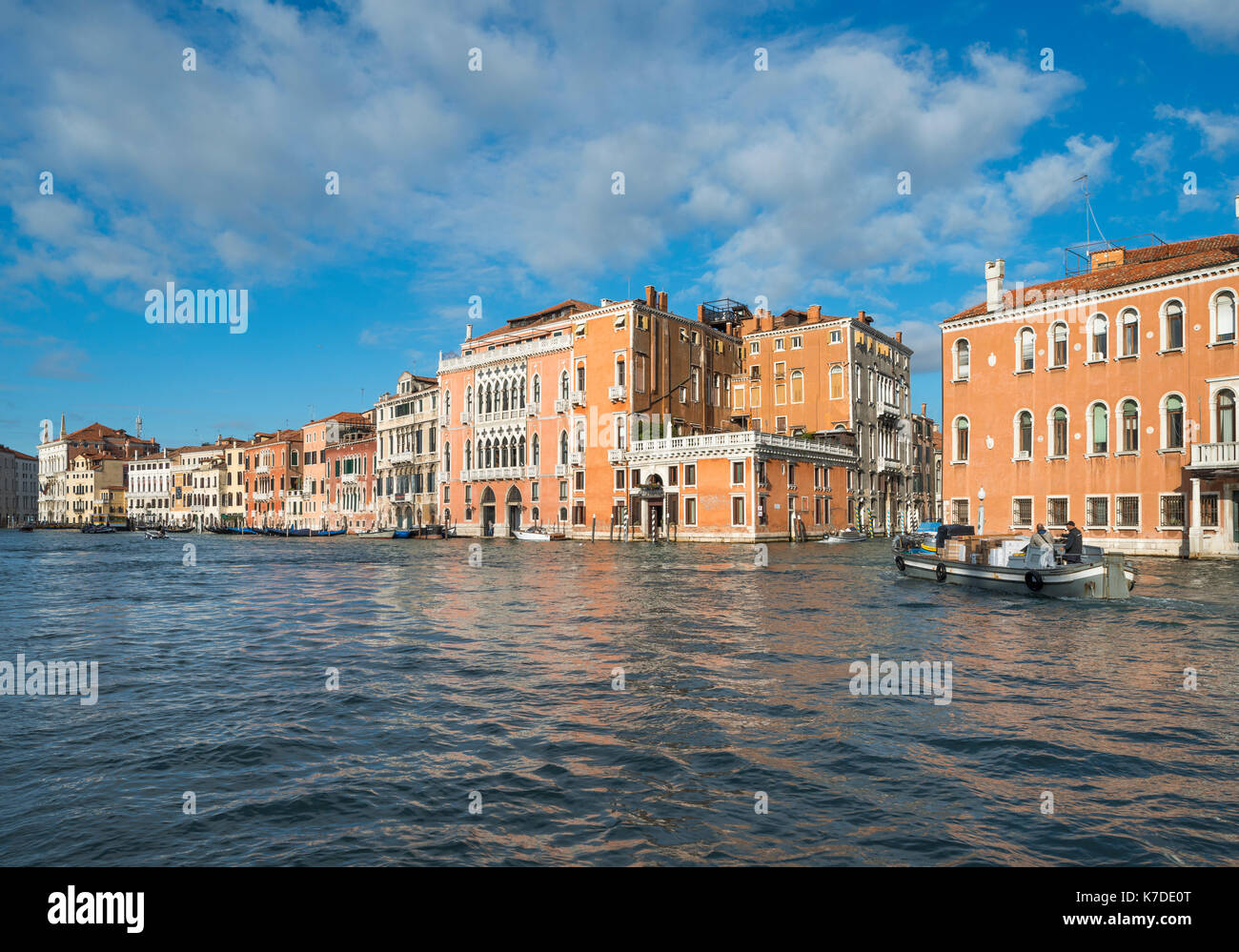 Palais sur le grand canal, le palazzo barbarigo della terrazza, Palazzo Pisani Moretta, Venise, Vénétie, Italie Banque D'Images