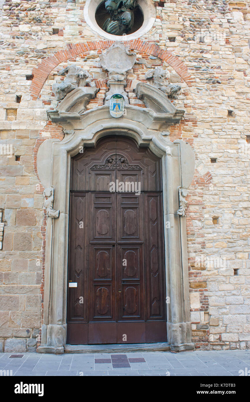 L'église de saint spirito est une église à Bergamo, Italie du nord, l'une des plus belles ville d'Italie Lombardia. Banque D'Images