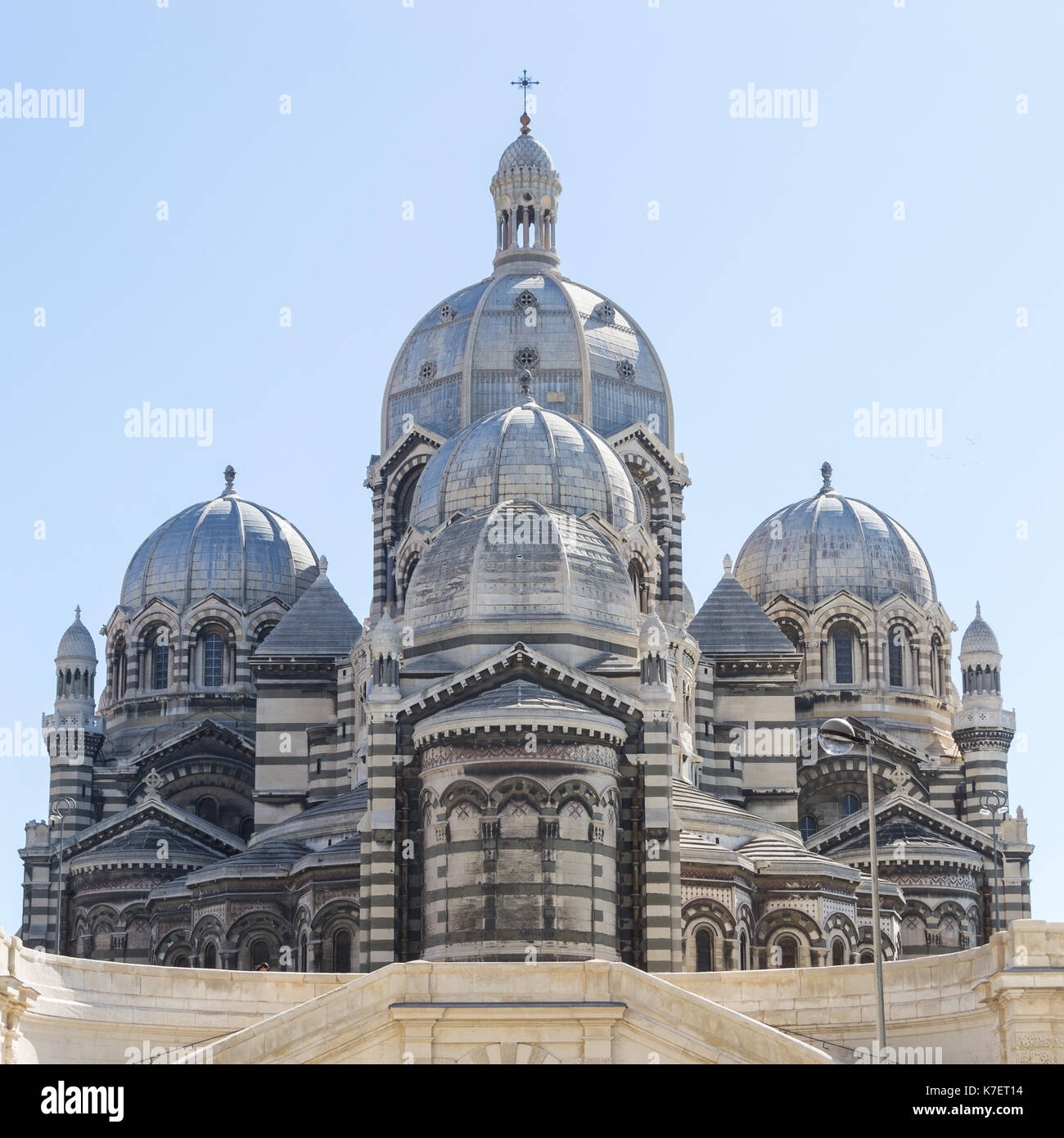 Cathédrale Marseille - France Banque D'Images