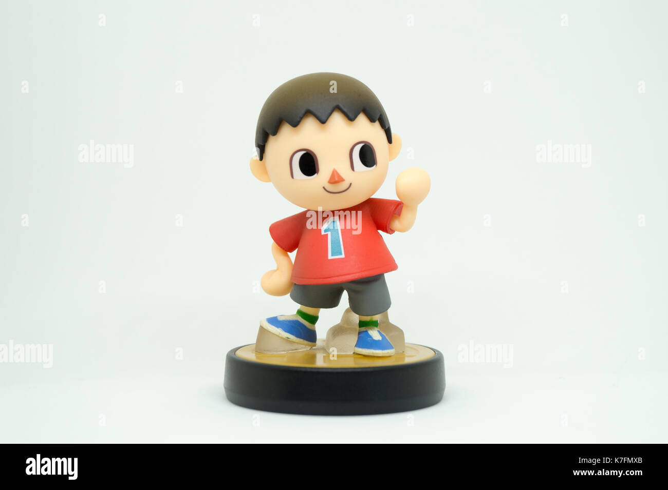Nintendo Super Smash Bros Amiibo Collection Figurine Villager Banque D'Images