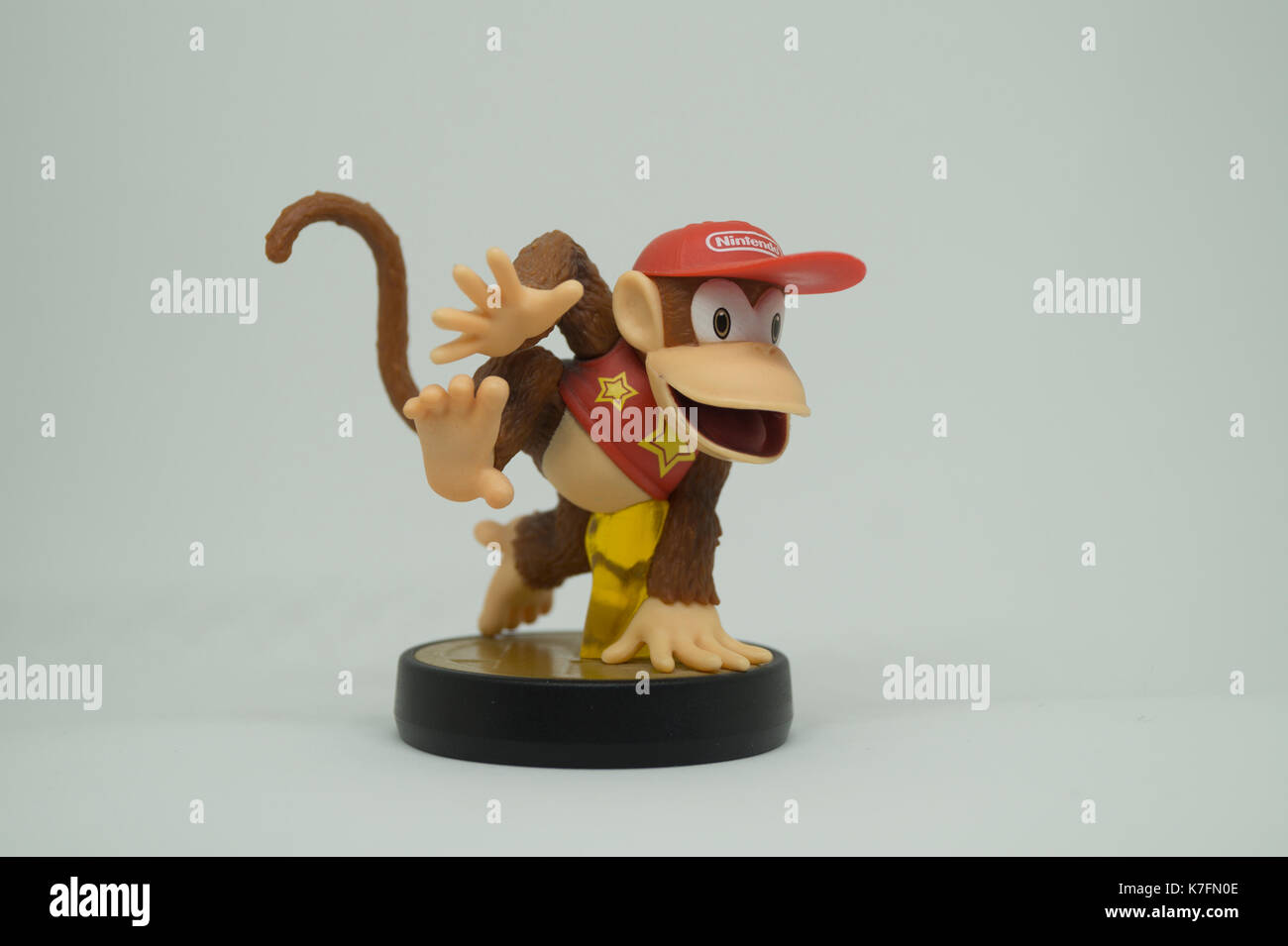 Nintendo Super Smash Bros Amiibo Collection Figurine Diddy Kong Banque D'Images