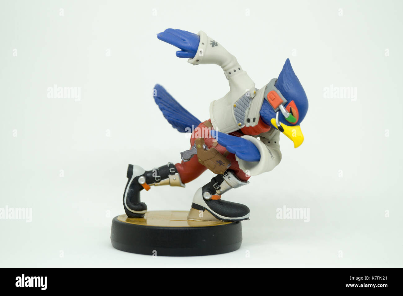 Nintendo Super Smash Bros Amiibo Collection figure Falco Star Fox Banque D'Images
