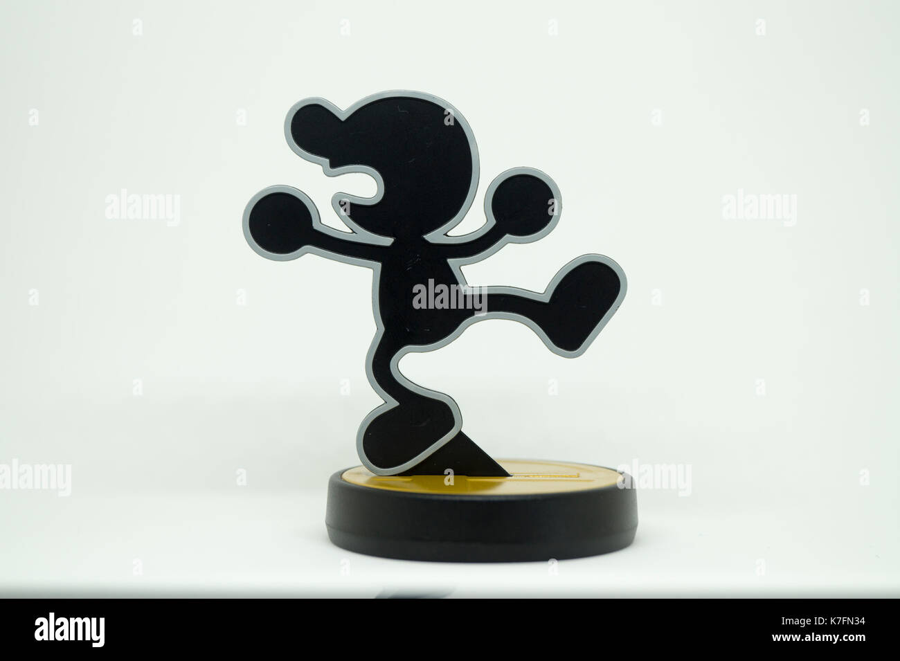 Nintendo Super Smash Bros Amiibo Collection figure jeu et montre Banque D'Images
