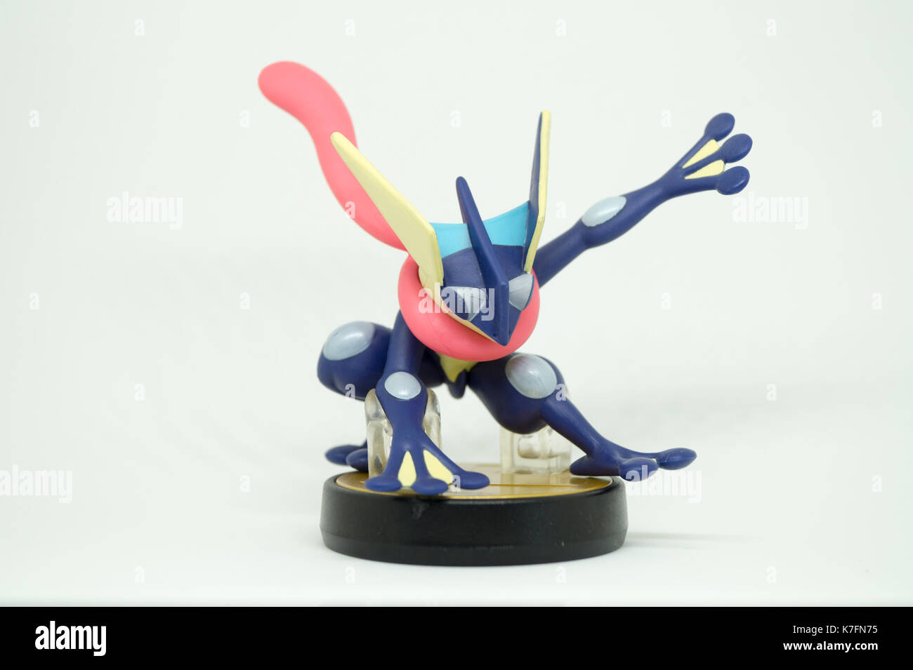 Nintendo Super Smash Bros Amiibo Collection Figurine Greninja Banque D'Images