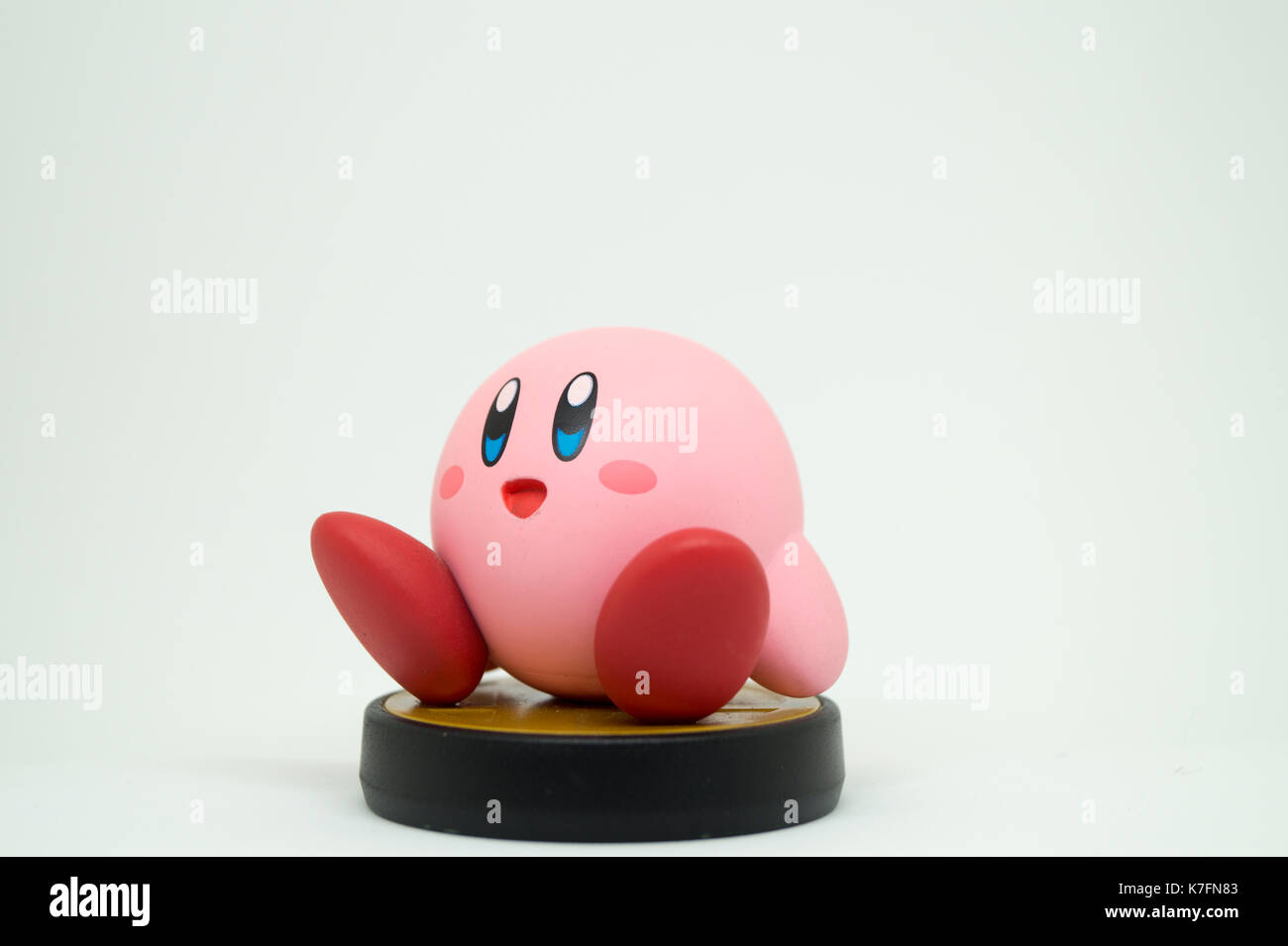 Nintendo Super Smash Bros Amiibo Collection Figurine Kirby Banque D'Images