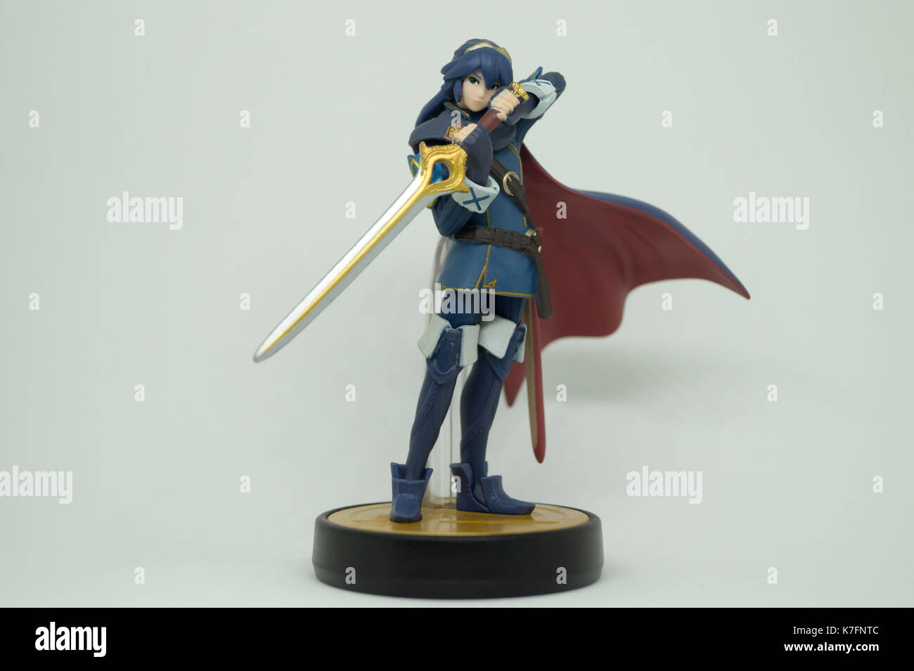 Nintendo Super Smash Bros Amiibo Collection figure Lucina Banque D'Images