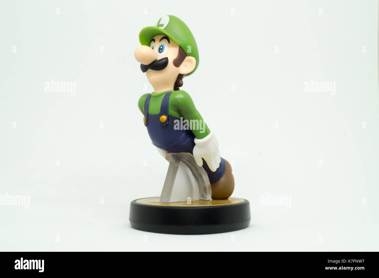 Nintendo Super Smash Bros Amiibo Collection figure Luigi Banque D'Images