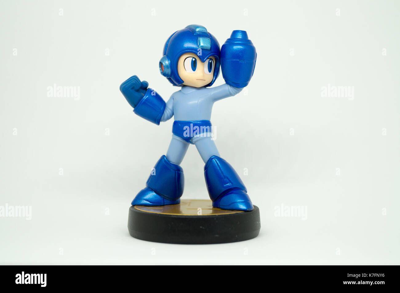 Nintendo Super Smash Bros Amiibo Collection Figurine Megaman Banque D'Images