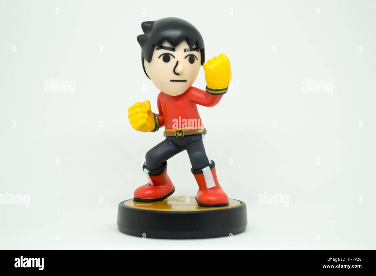 Nintendo Super Smash Bros Amiibo Collection figure Mii Brawler Banque D'Images