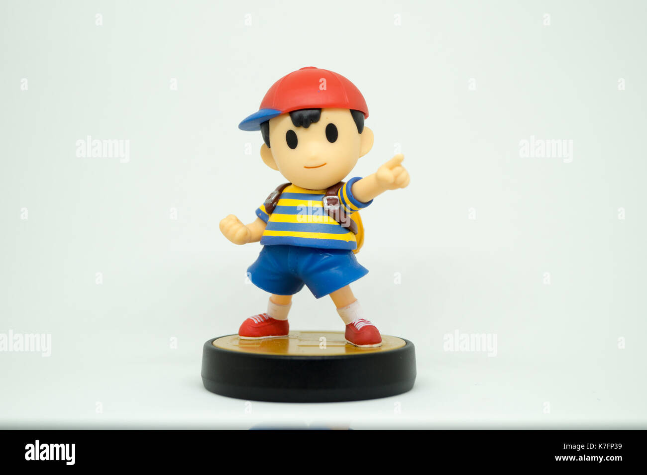 Nintendo Super Smash Bros Amiibo Collection figure Ness Banque D'Images