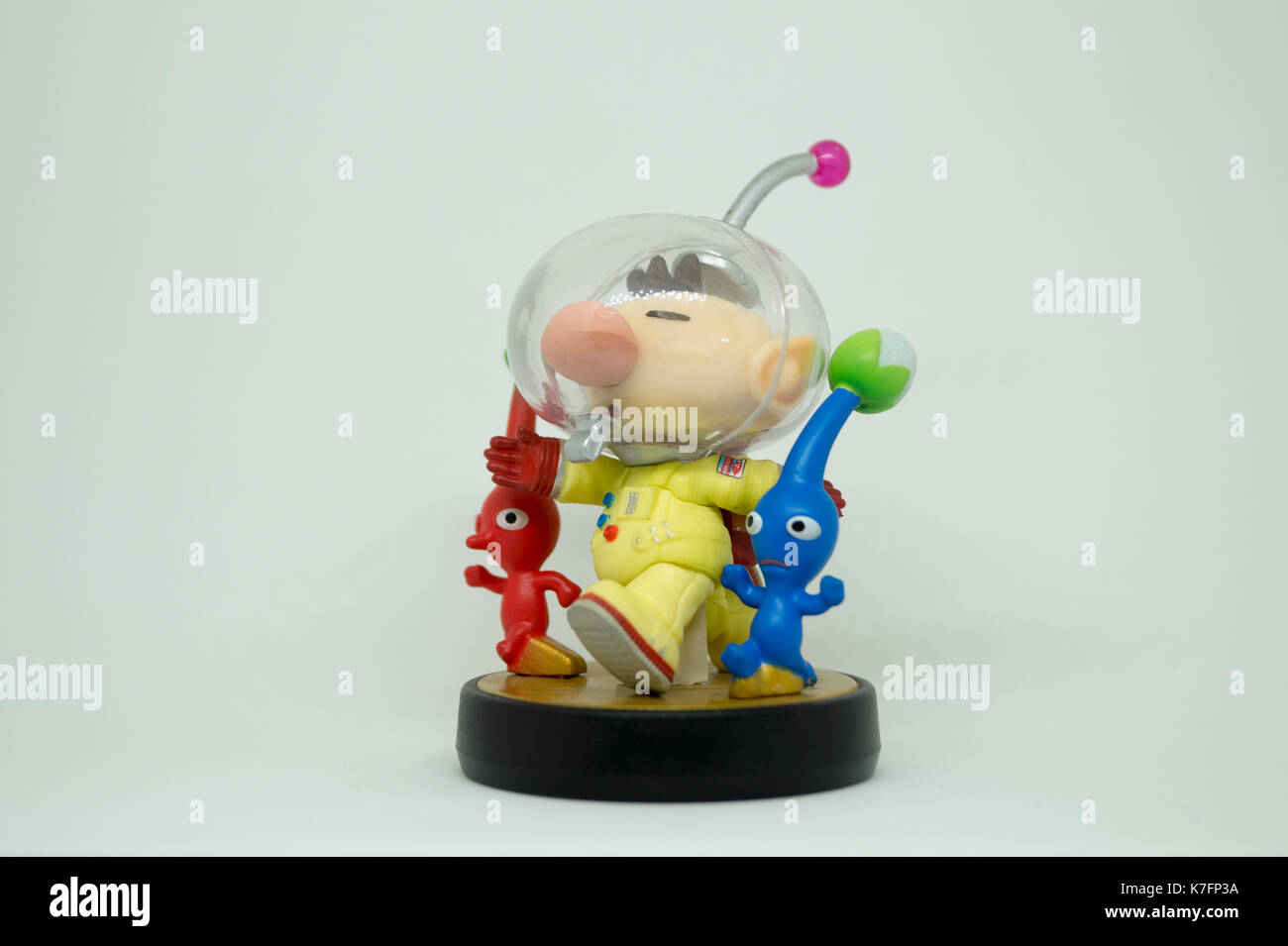 Nintendo Super Smash Bros Amiibo Collection Figurine Olimar Banque D'Images
