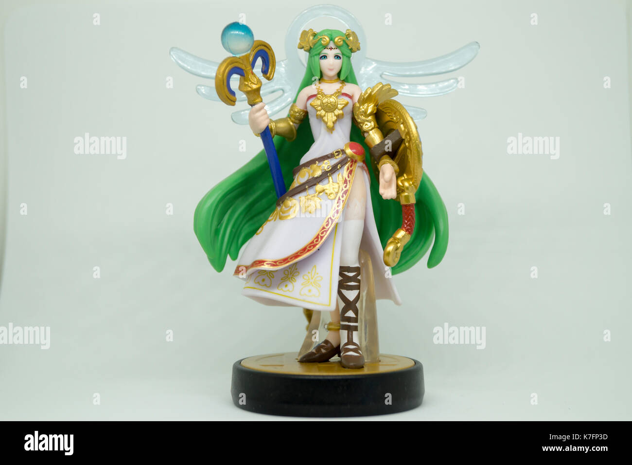 Nintendo Super Smash Bros Amiibo Collection Figurine Palutena Banque D'Images