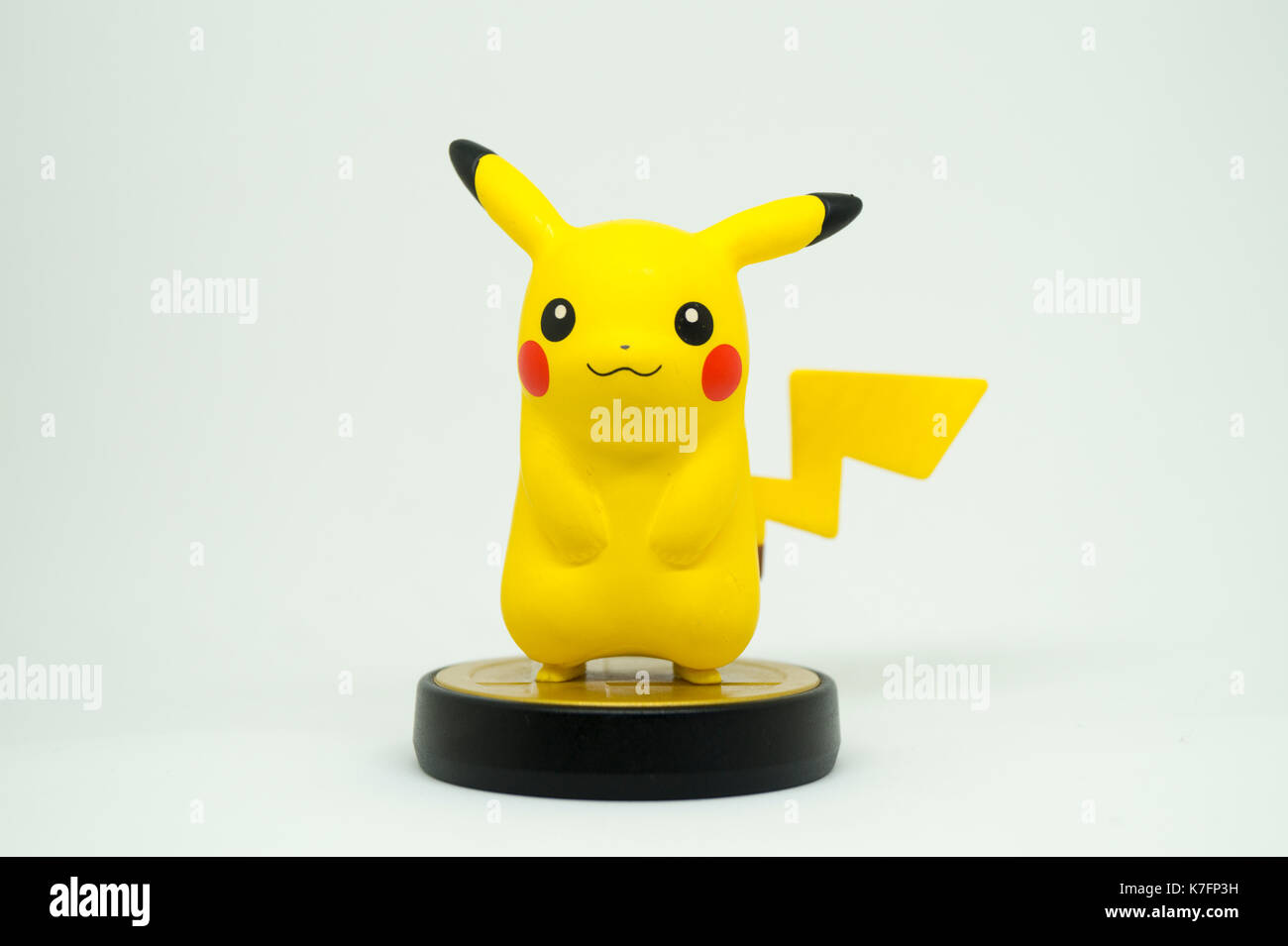 Nintendo Super Smash Bros Amiibo Collection Figurine Pikachu Banque D'Images