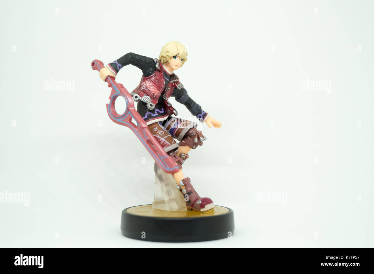 Nintendo Super Smash Bros Amiibo Collection figure Shulk Banque D'Images