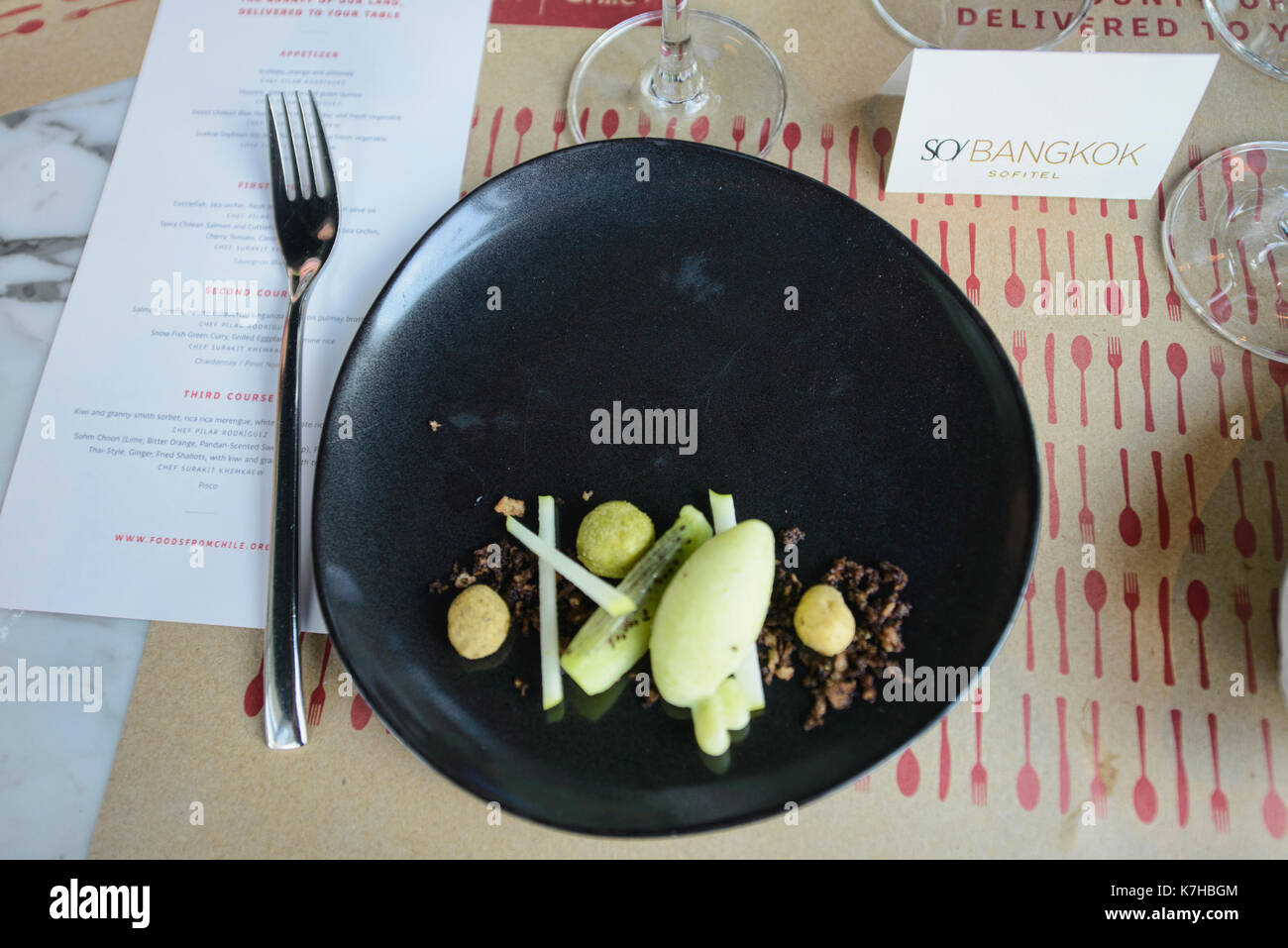 Cuisine gastronomique, Bangkok, Thaïlande Banque D'Images