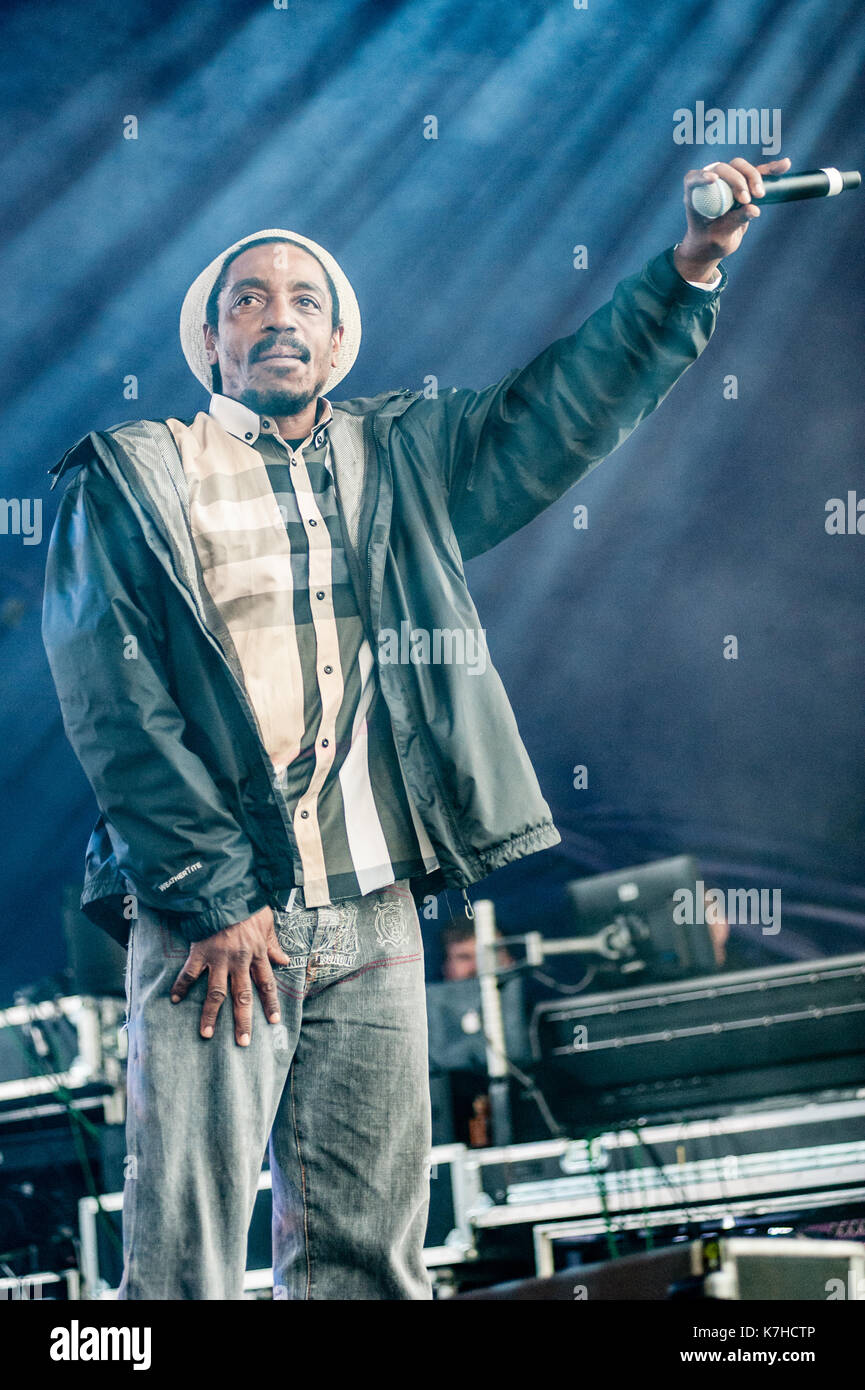 Birmingham, UK. 15 Sep, 2017. Leftfield lire la première nuit de au-delà de la voie ferrée à Digbeth, Birmingham le 15 septembre 2017. Credit : Ken Harrison/Alamy Live News Banque D'Images