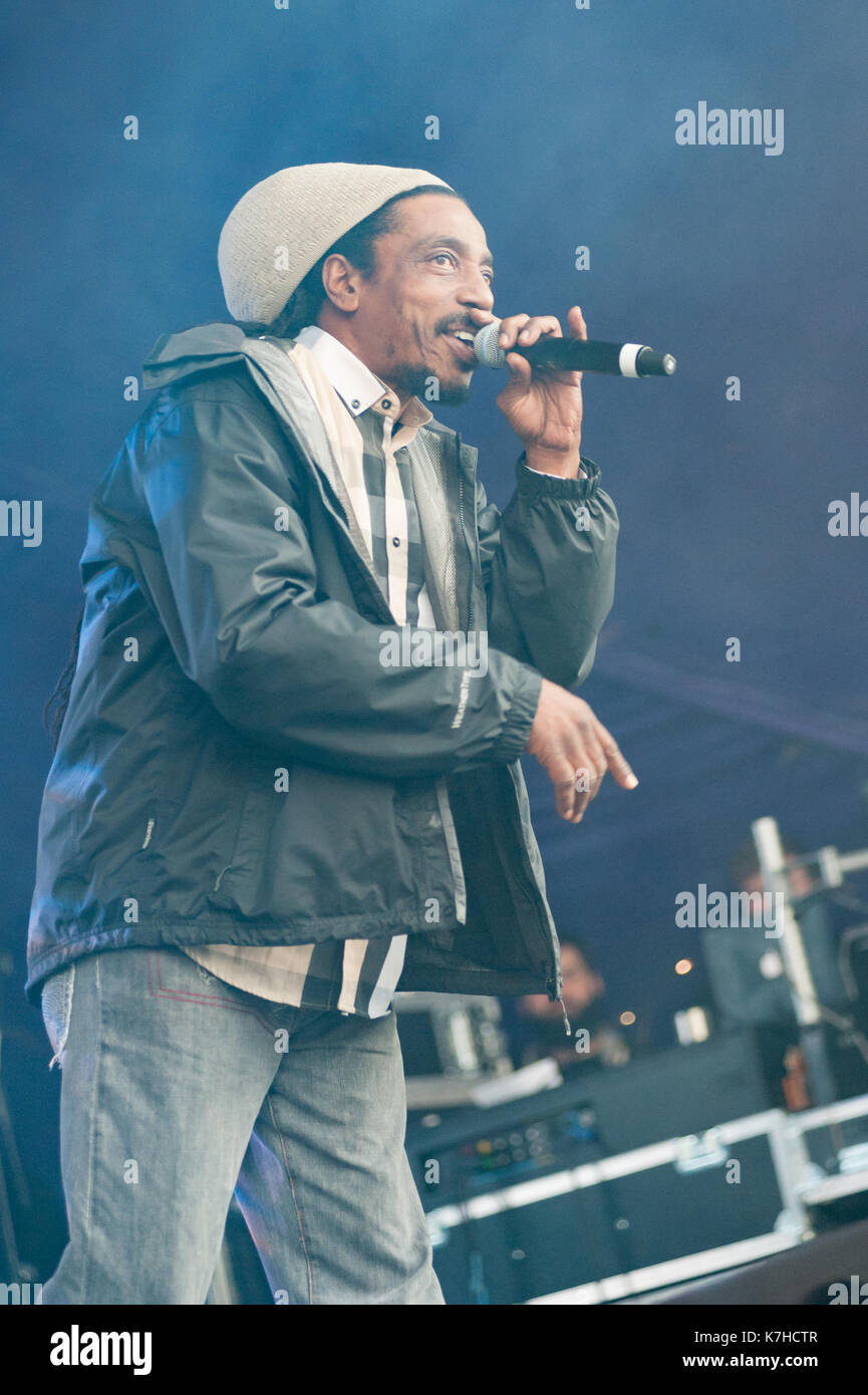 Birmingham, UK. 15 Sep, 2017. Leftfield lire la première nuit de au-delà de la voie ferrée à Digbeth, Birmingham le 15 septembre 2017. Credit : Ken Harrison/Alamy Live News Banque D'Images