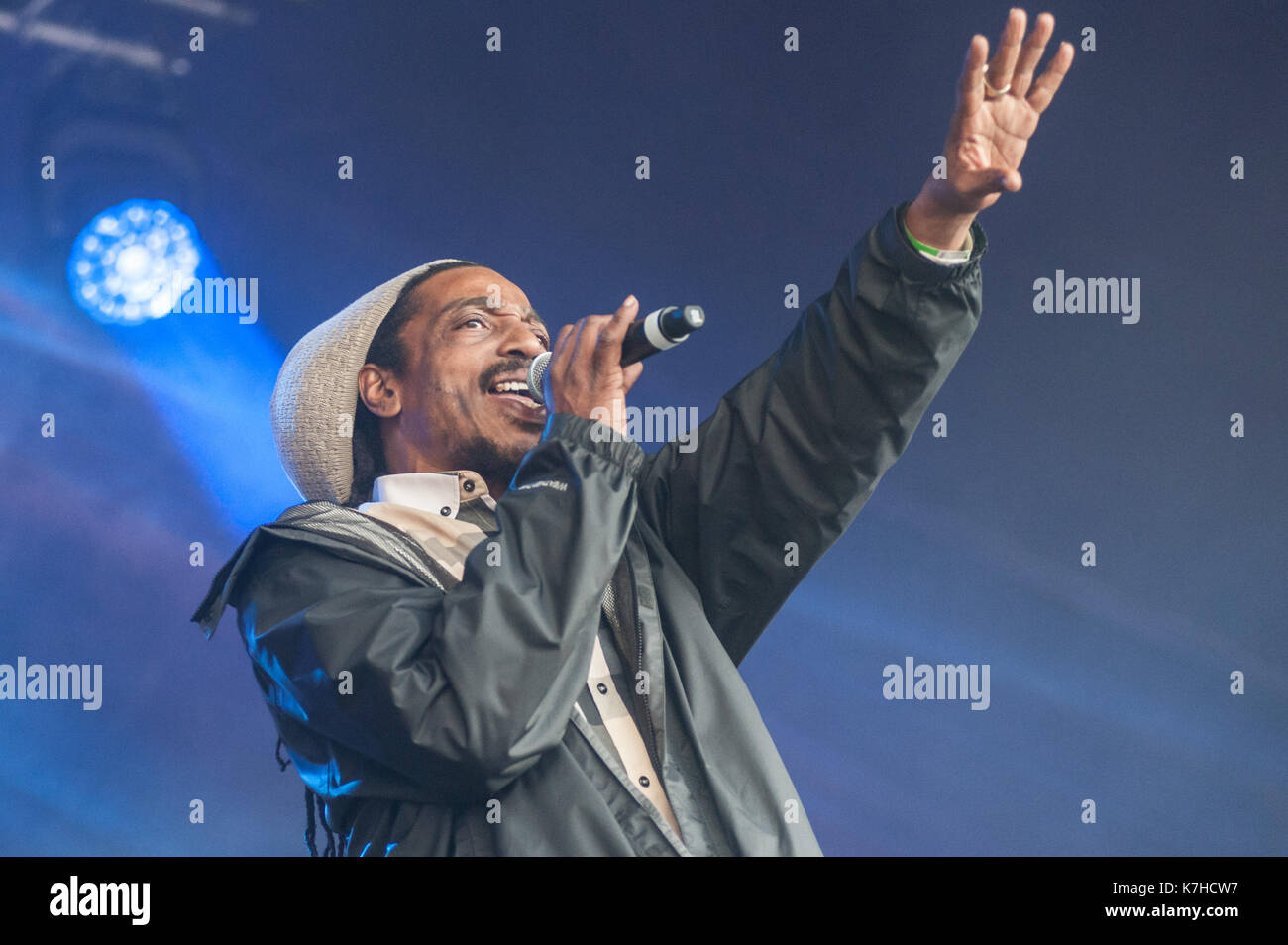 Birmingham, UK. 15 Sep, 2017. Leftfield lire la première nuit de au-delà de la voie ferrée à Digbeth, Birmingham le 15 septembre 2017. Credit : Ken Harrison/Alamy Live News Banque D'Images