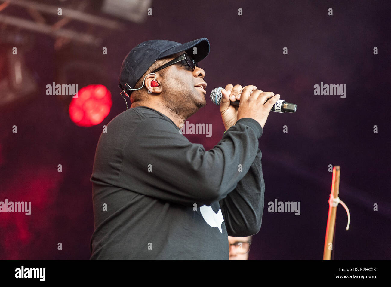 Birmingham, UK. 15 Sep, 2017. Leftfield lire la première nuit de au-delà de la voie ferrée à Digbeth, Birmingham le 15 septembre 2017. Credit : Ken Harrison/Alamy Live News Banque D'Images