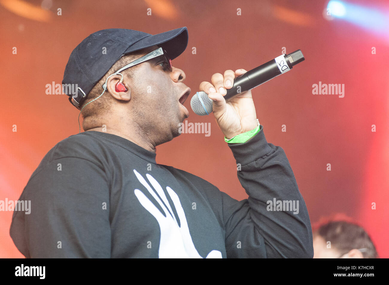 Birmingham, UK. 15 Sep, 2017. Leftfield lire la première nuit de au-delà de la voie ferrée à Digbeth, Birmingham le 15 septembre 2017. Credit : Ken Harrison/Alamy Live News Banque D'Images