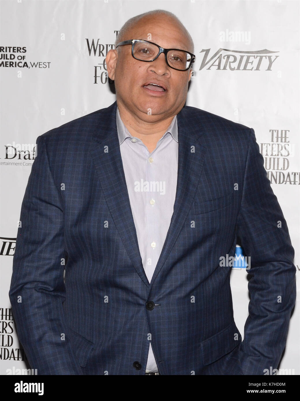 Larry Wilmore participe à la discussion de groupe sublime Primetime 2017 de WGAW, Writy-nominé Writers Guild Theatre septembre 15,2016 Beverly Hills, Californie. Banque D'Images