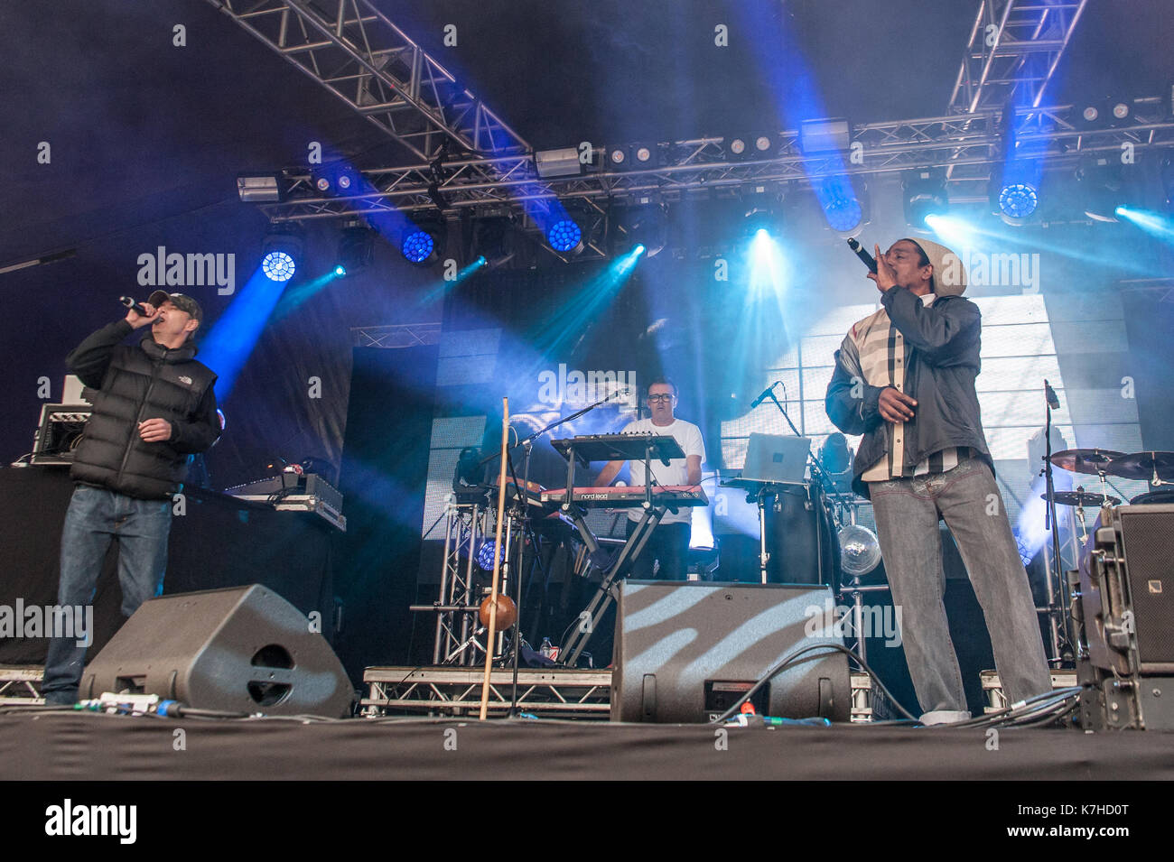 Birmingham, UK. 15 Sep, 2017. Leftfield lire la première nuit de au-delà de la voie ferrée à Digbeth, Birmingham le 15 septembre 2017. Credit : Ken Harrison/Alamy Live News Banque D'Images