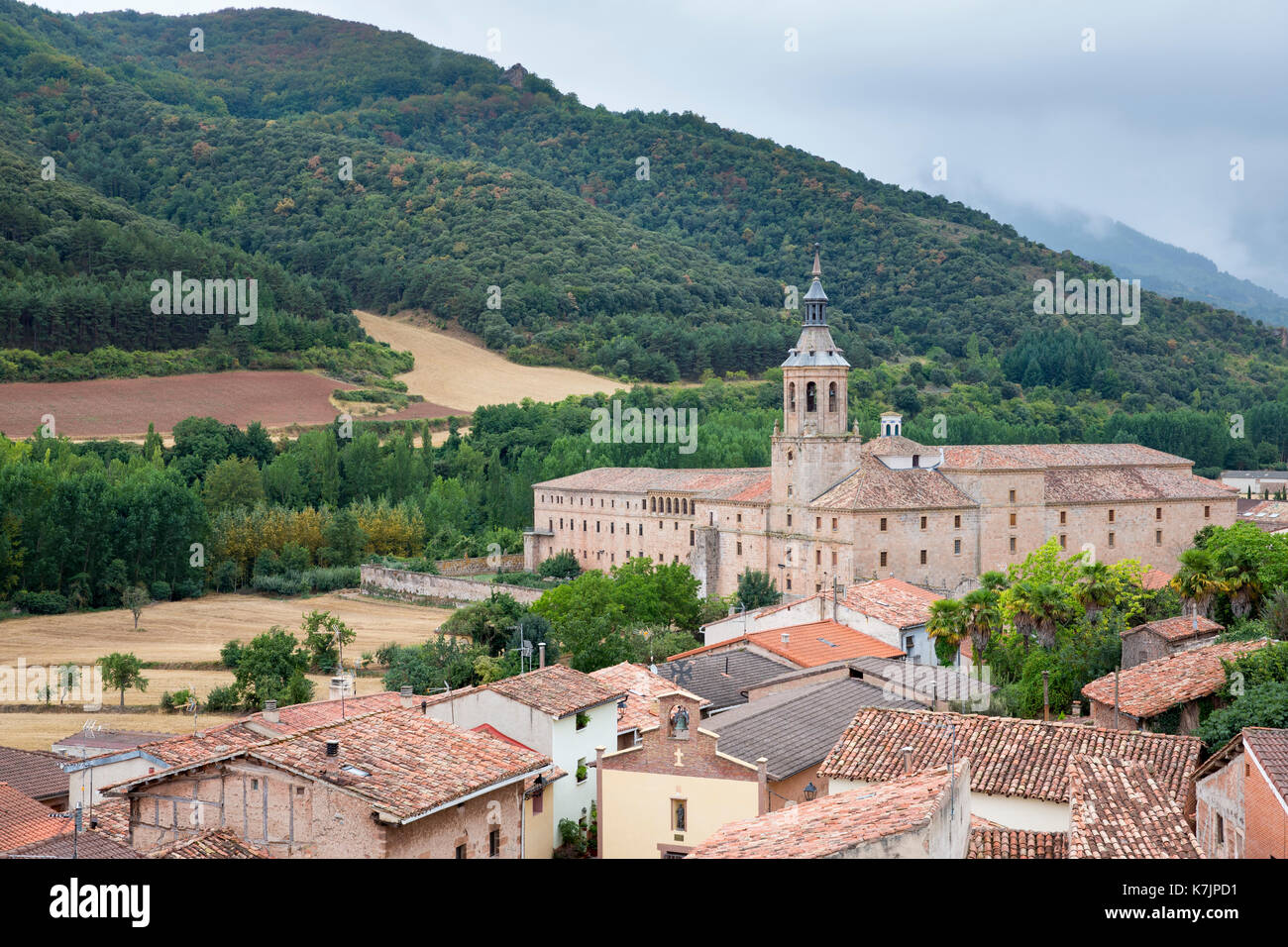 Monasterio de Yuso, Monastère de Yuso, à San Millan de la Cogolla, La Rioja, Espagne Banque D'Images Monasterio de Yuso, Monastère de Yuso, à San Millan de la Cogolla, La Rioja, Espagne Banque D'Images