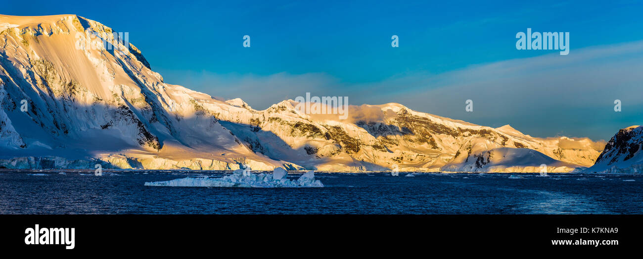Neumayer Channel, l'Antarctique Banque D'Images