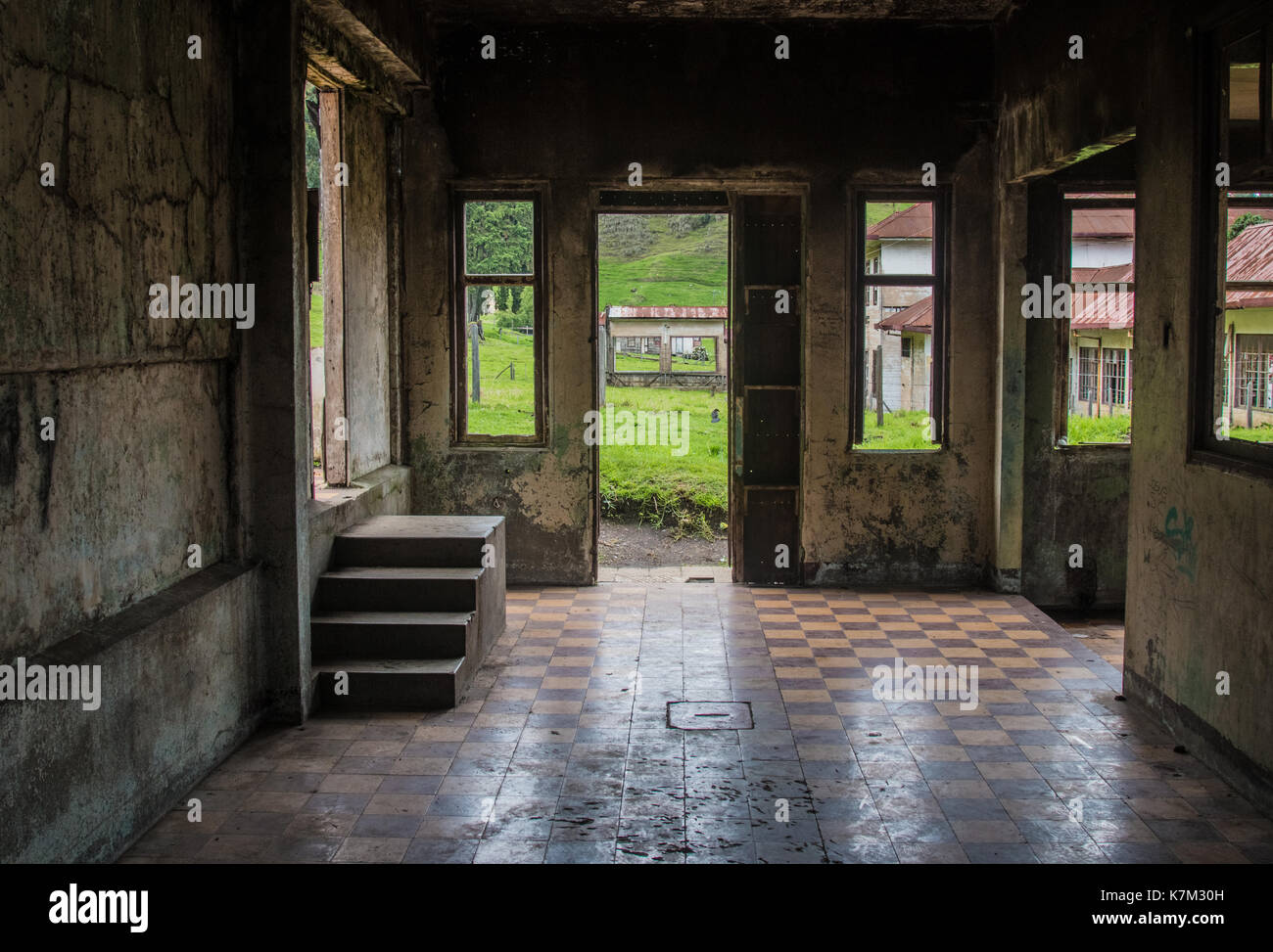 Installations abandonnées Banque D'Images