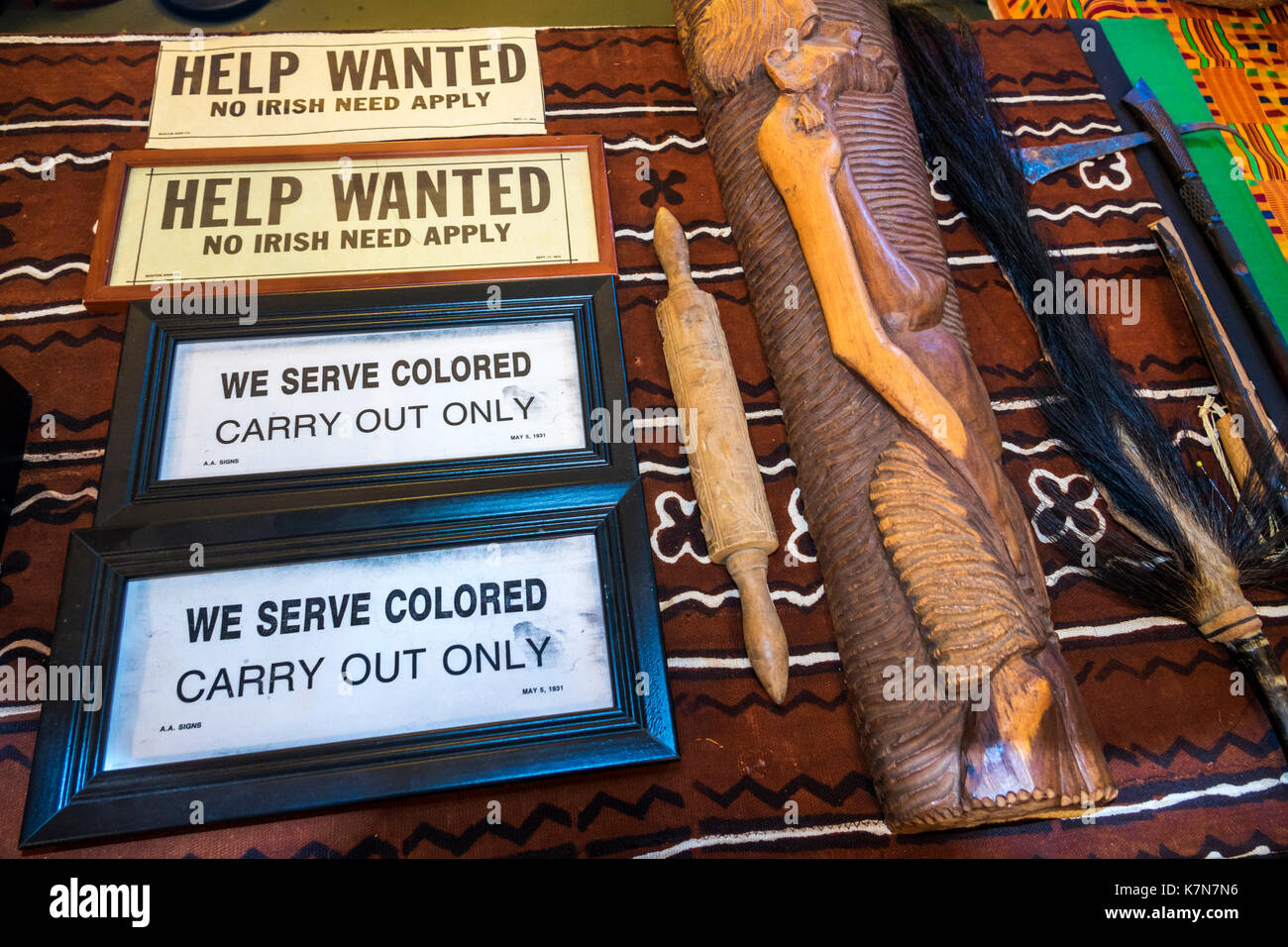 Caroline du Sud,Georgetown,Gullah Museum,Low Country,patrimoine,discrimination,ségrégation,coloré,SC170516046 Banque D'Images