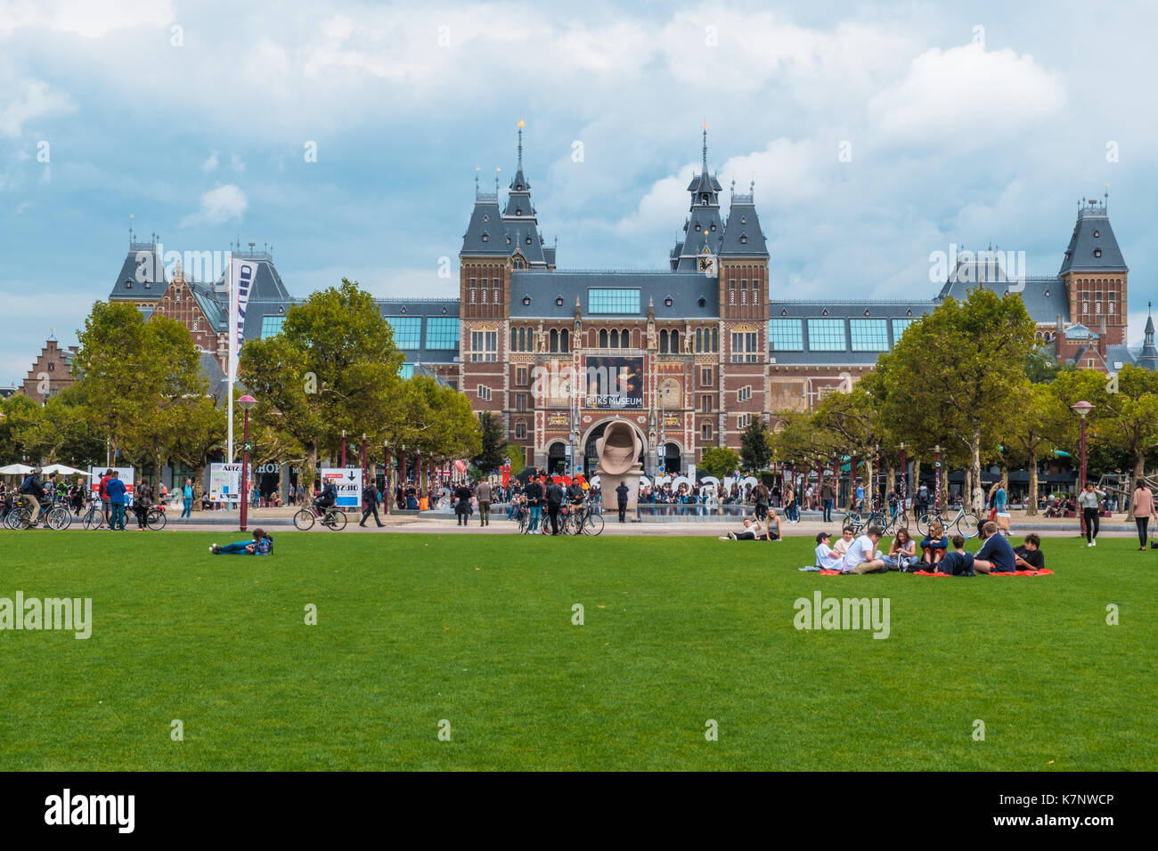 Rijksmuseum, Amsterdam, Hollande du Nord, Pays-Bas stock photo Rijksmuseum, Amsterdam, Hollande du Nord, Pays-Bas Banque D'Images