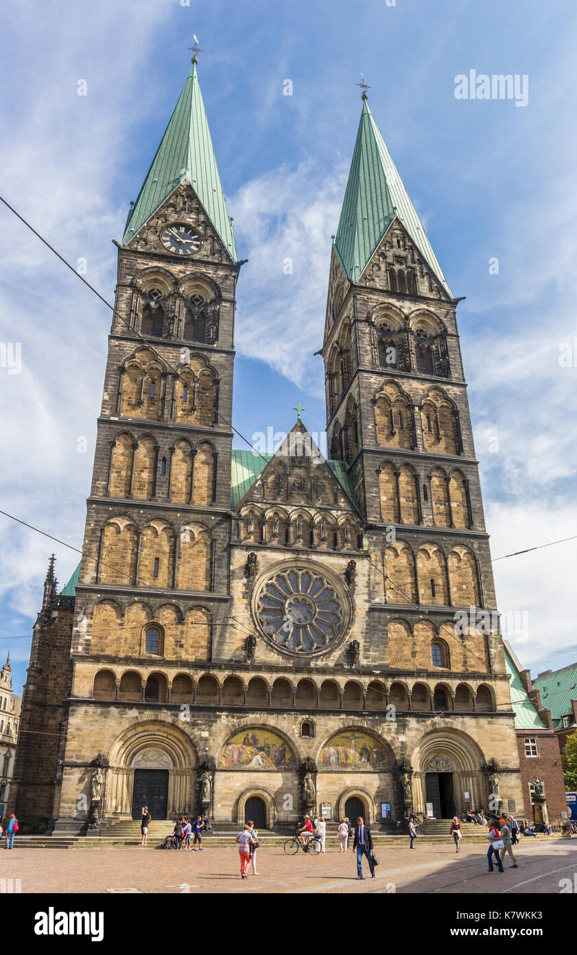 Église historique de Dom dans le centre de Brême, Allemagne Banque D'Images