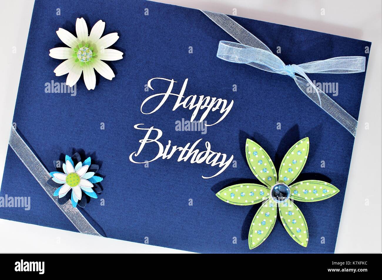 L'image d'une carte d'anniversaire heureux Banque D'Images