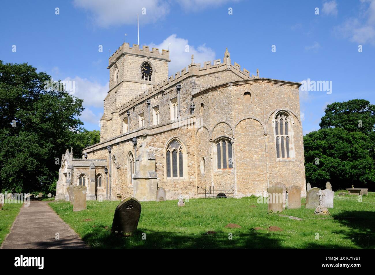 All Saints Church, aile, Buckinghamshire Banque D'Images