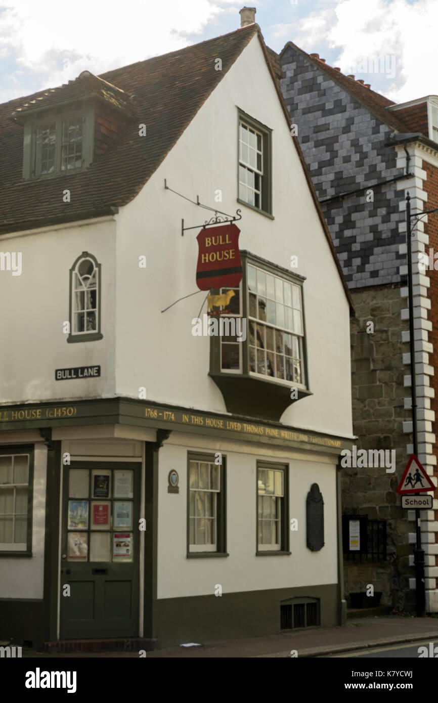 Lewes sussex uk bull house Banque D'Images