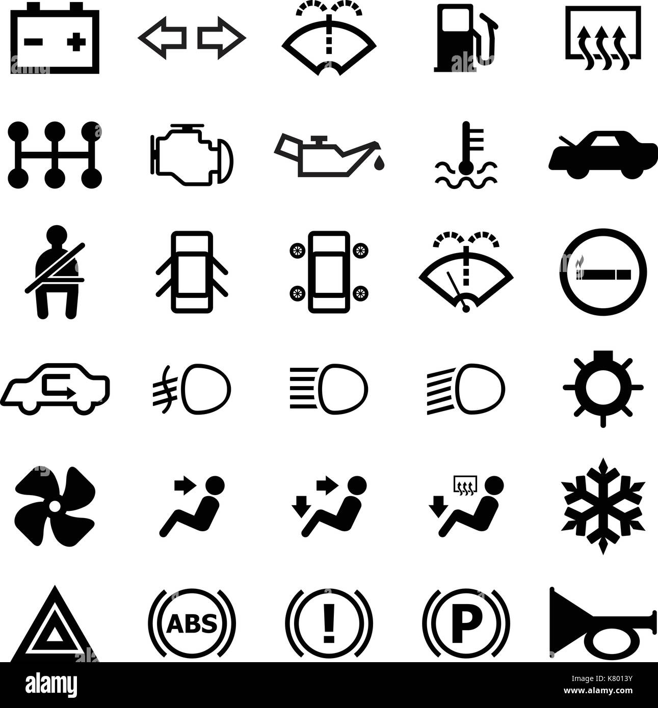 Location de l'ensemble d'indicateurs Illustration de Vecteur