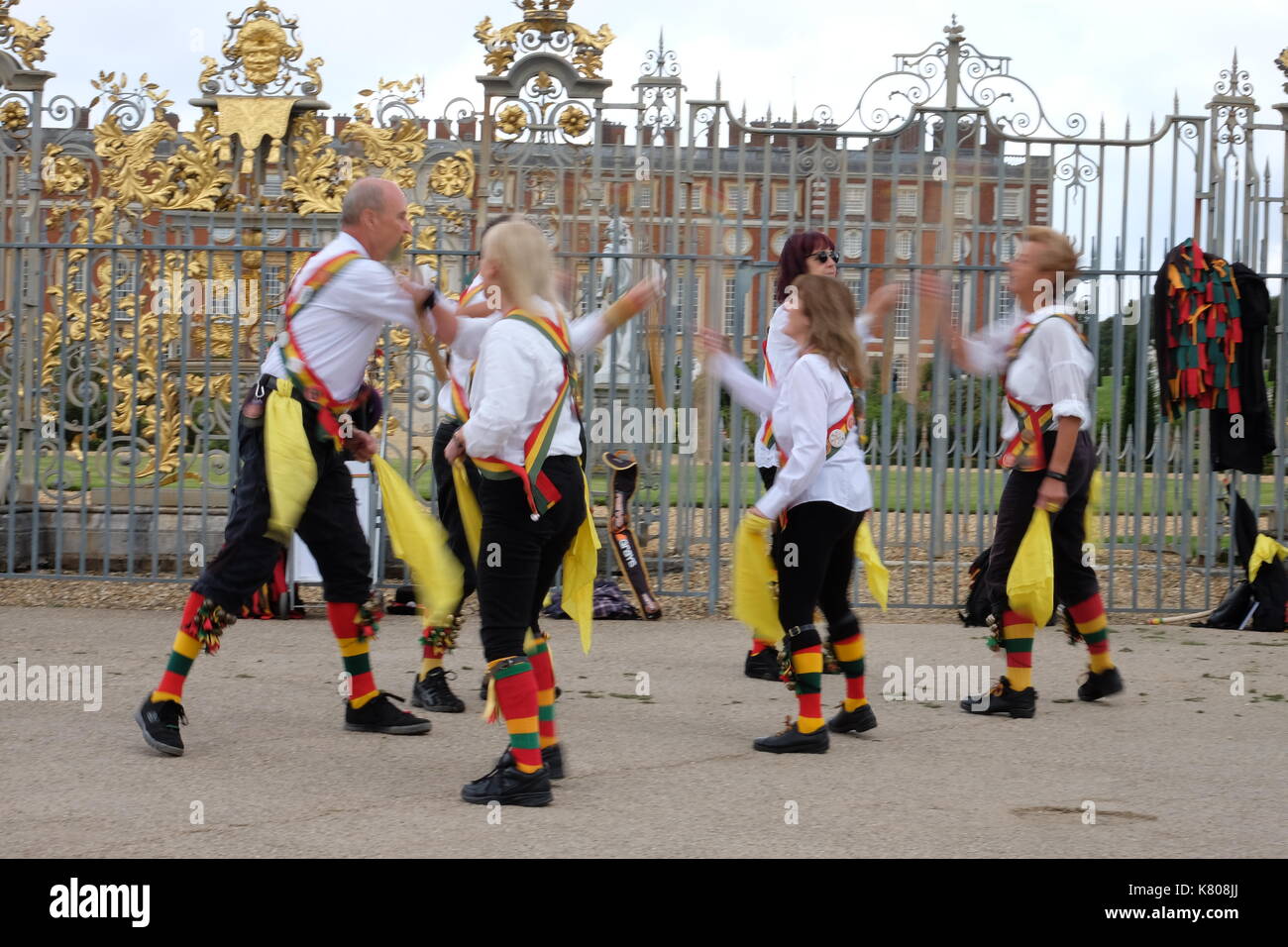 Danseur traditionnel morris Banque D'Images