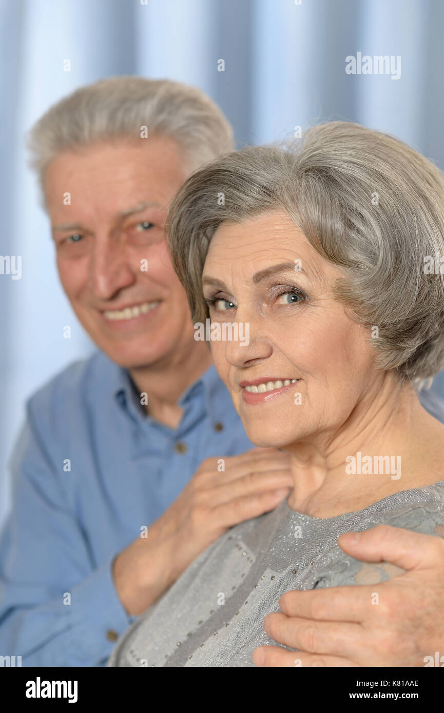 Happy senior couple Banque D'Images