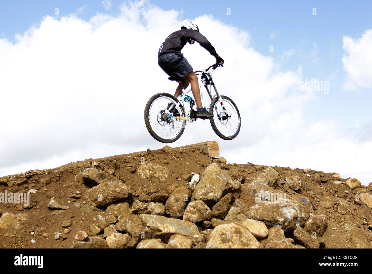 vélo de montagne Banque D'Images