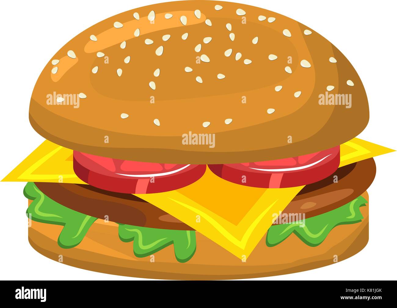 Icône Symbole vecteur hamburger design. Belle illustration isolé sur fond blanc Illustration de Vecteur